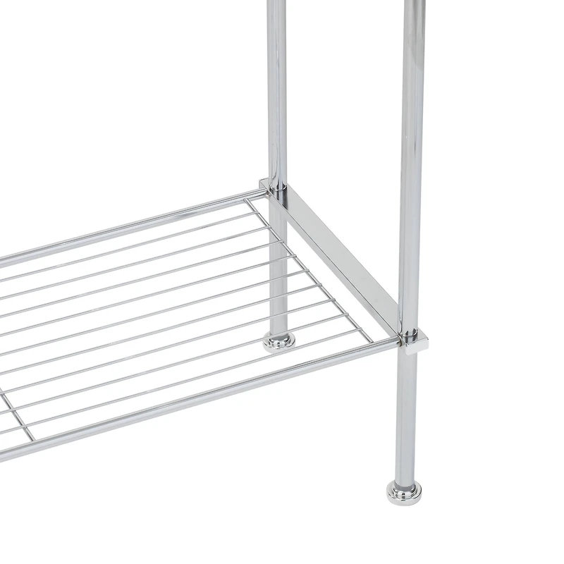 Organize It All Chrome Freestanding Towel Rack