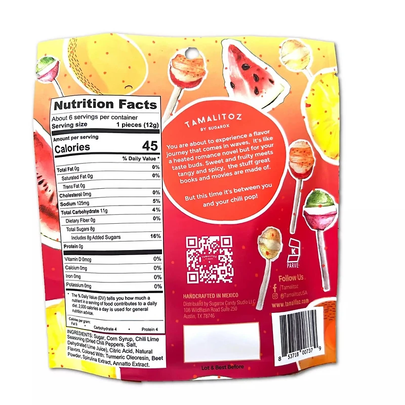 Tamalitoz Chilli Pops