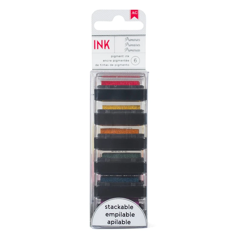 American Crafts™ Mini Stackable Pigment Ink Pad Set