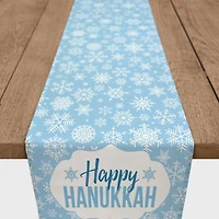 Happy Hanukkah 16x90 Cotton Twill Runner