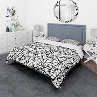 Designart 'Web Pattern' Modern & Contemporary Bedding Set