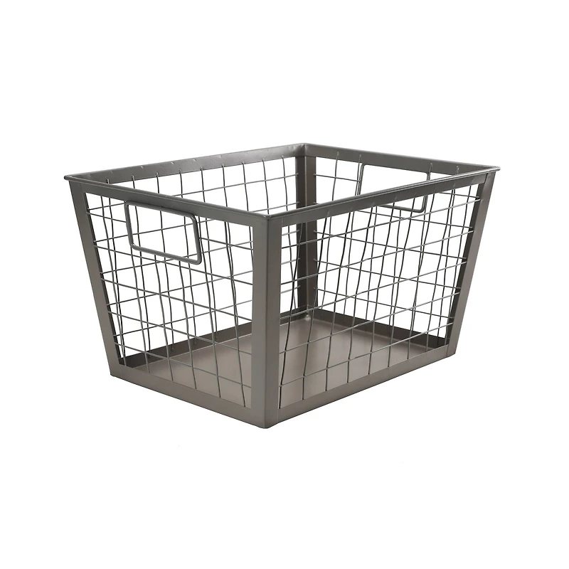 12.5" Gray Wire Multifunctional Basket
