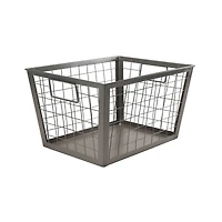 12.5" Gray Wire Multifunctional Basket