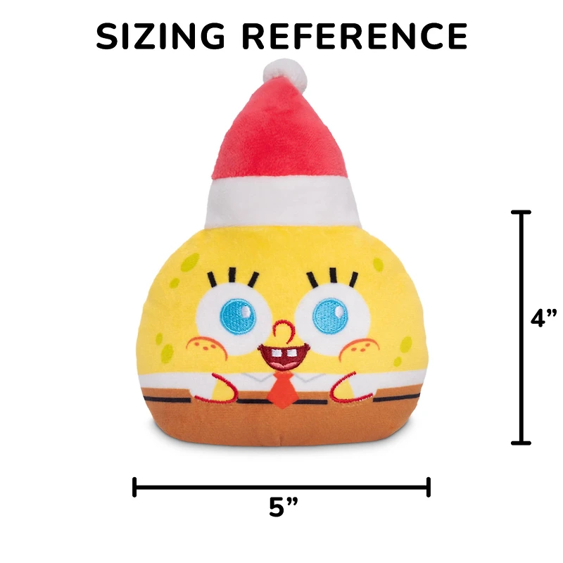 4" SpongeBob SquarePants™ Hat & Lights Holiday Reversible Plushie