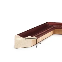 Frame USA Boardroom Cherry with Cherry Bead Single Image Picture Frame