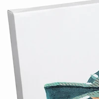 Patterened Fish 16" x 12" Canvas Wall Art