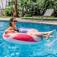 PoolCandy RealPrint® Stars & Stripes Jumbo Pool Tube