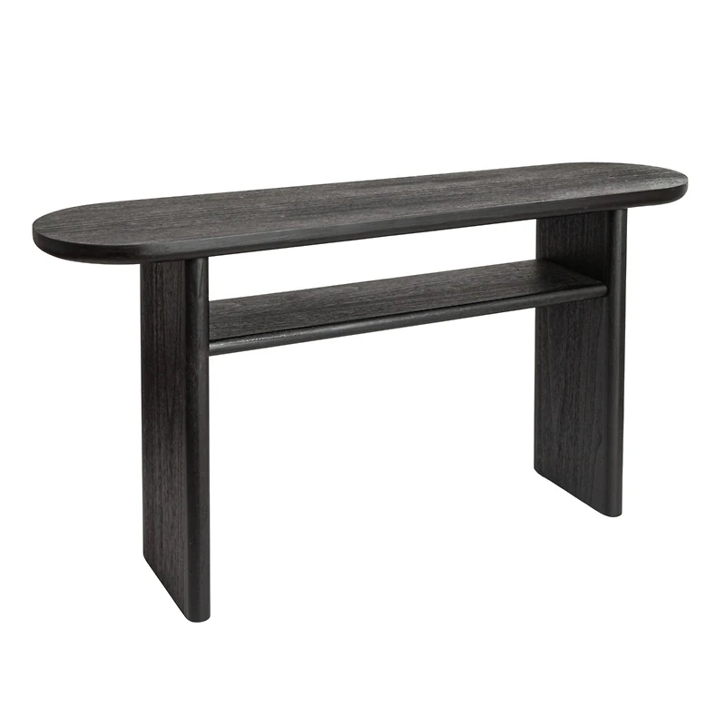 Hello Honey® Black Sturdy Fir Wood Console Table