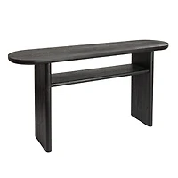 Hello Honey® Black Sturdy Fir Wood Console Table