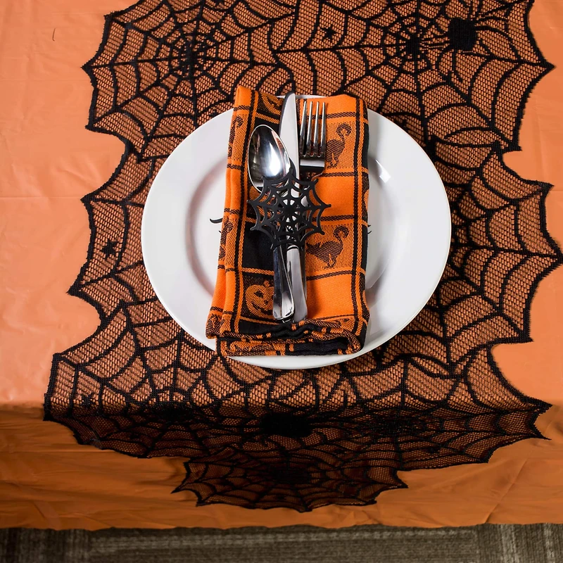 DII® 72" Halloween Lace Table Runner