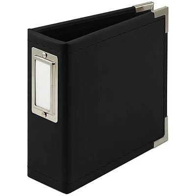 We R Memory Keepers® Classic Leather D-Ring Album, 4" x 4"