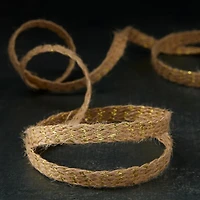 7/16" x 5yd. Metallic Jute Ribbon by Celebrate It®
