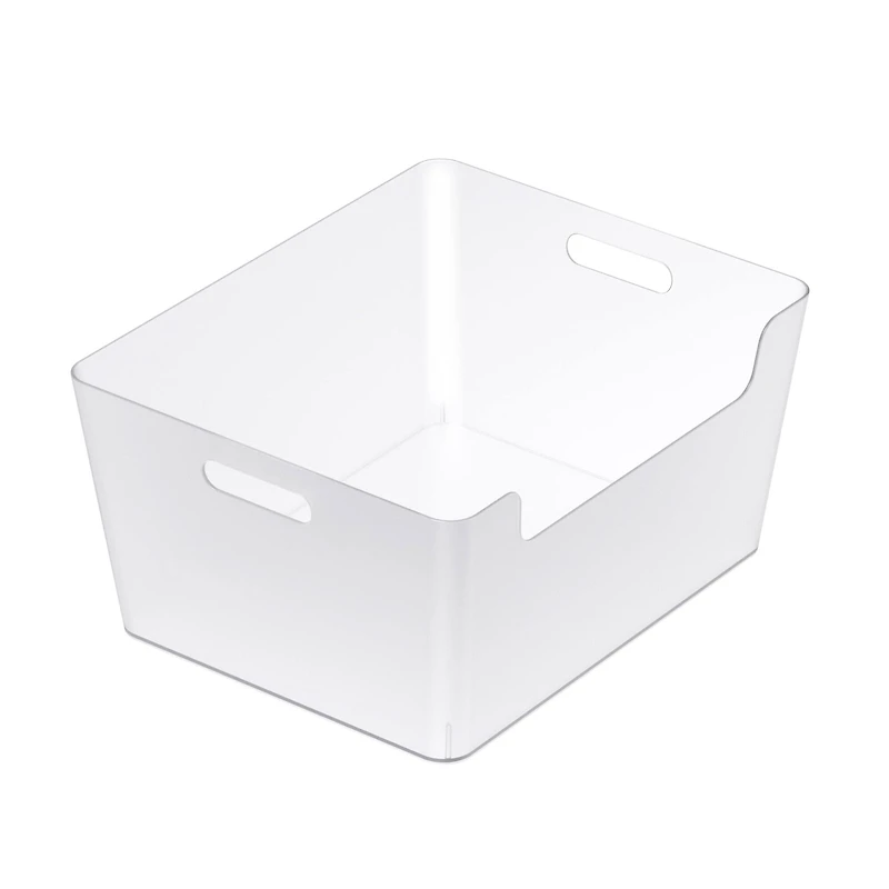 6 Pack: Extra Large Clear Open Storage Bin by Simply Tidy®