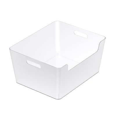 6 Pack: Extra Large Clear Open Storage Bin by Simply Tidy®