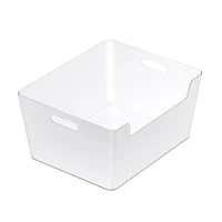 6 Pack: Extra Large Clear Open Storage Bin by Simply Tidy®