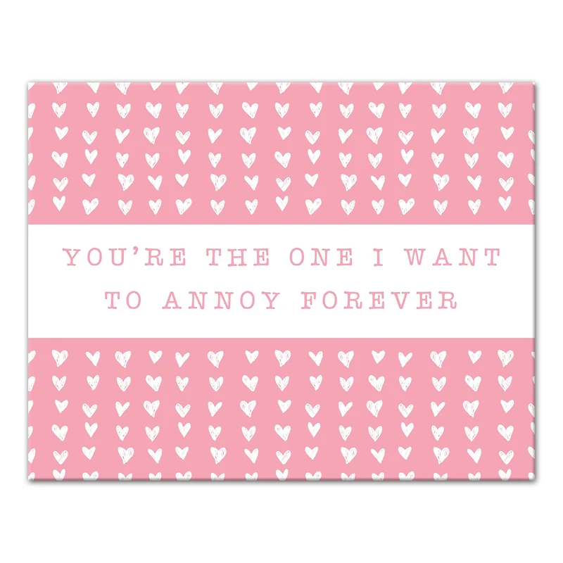 One Annoy Forever Canvas Wall Art
