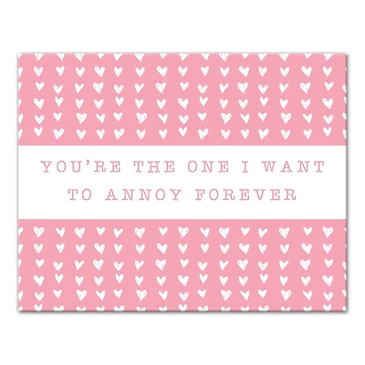 One Annoy Forever Canvas Wall Art