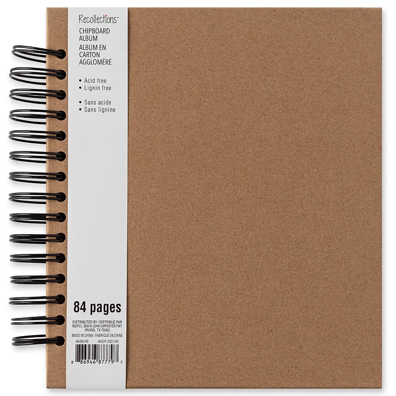Spiral Kraft Chipboard Journal by Recollections®