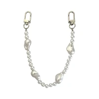 Blue Moon Studio™ White Pearl Chain Bag Charm