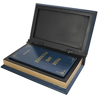Blue Wooden Pride and Prejudice Storage Faux Book Box, 2ct.