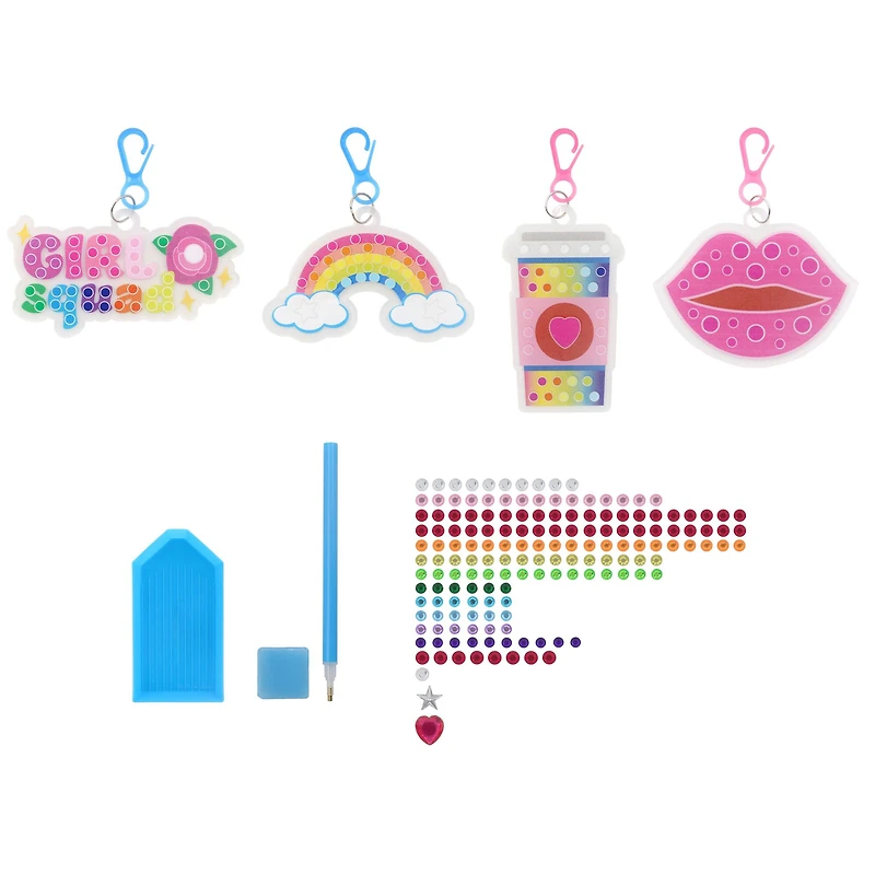 Girl Squad Backpack Keychain Diamond Art Kit by Creatology™