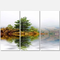 Designart - Pine Tree with Reflection