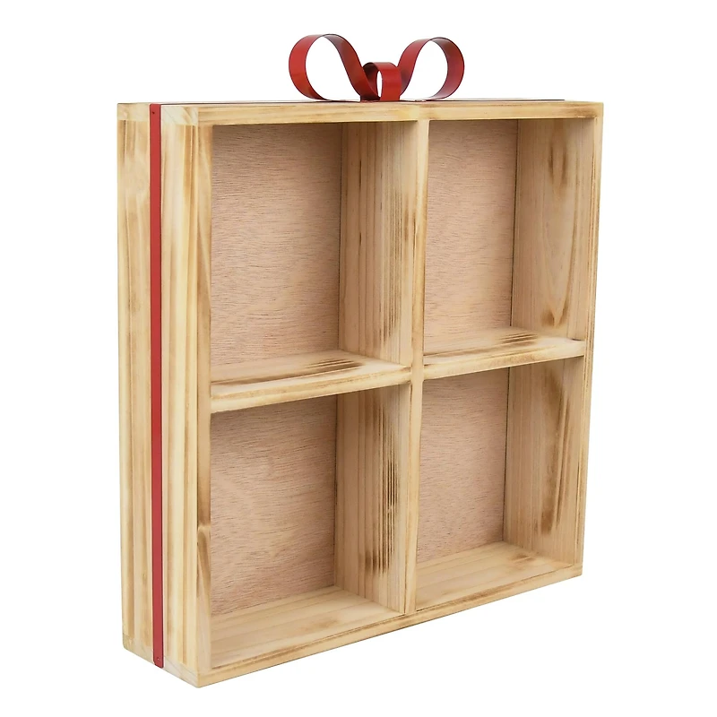 13.5" Natural Wood Present Tabletop Cubby by Ashland®