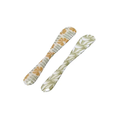 Hello Honey® Floral Enameled Stainless Steel Spreader Set