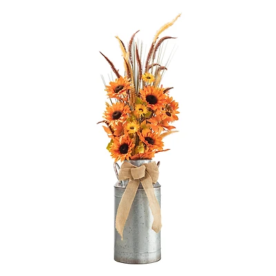 Glitzhome® 39.75" Fall Sunflower Leaf Potted Tree