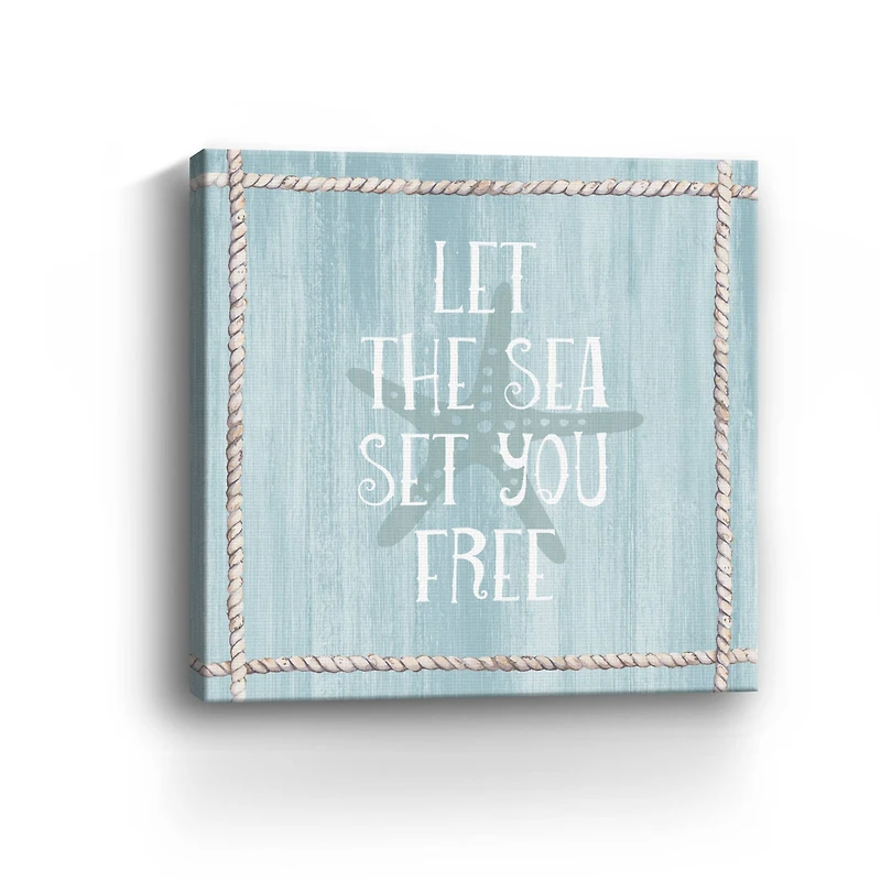 Let the Sea Canvas Giclee