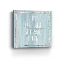 Let the Sea Canvas Giclee