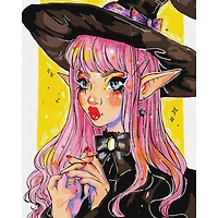 Ideyka The Witch Painting by Numbers Kit