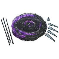 7.5ft. Unlit Purple & Black Pop-Up Artificial Halloween Tree