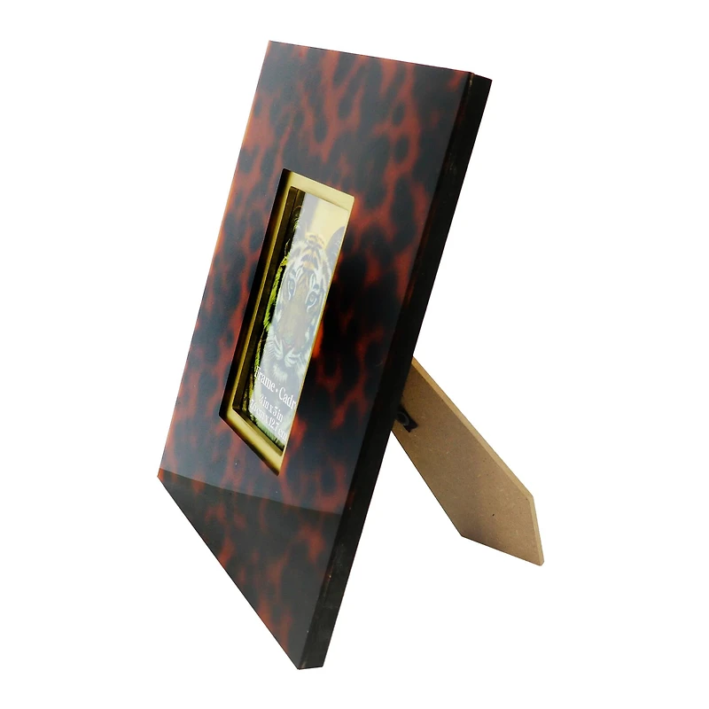 3" x 5" Orange Leopard Print Tabletop Frame by Ashland®