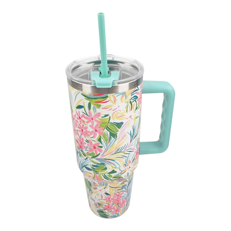 40oz. Tropical Toss Stainless Steel Insulated Tumbler by Celebrate It™