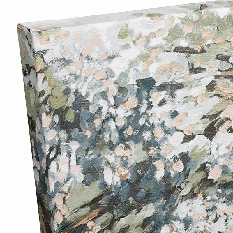 Soft Jewel Treescape 11" x 14" Canvas Wall Art