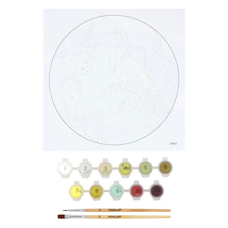 8" Paint-by-Number Plywood Surface Kit by Artist's Loft®