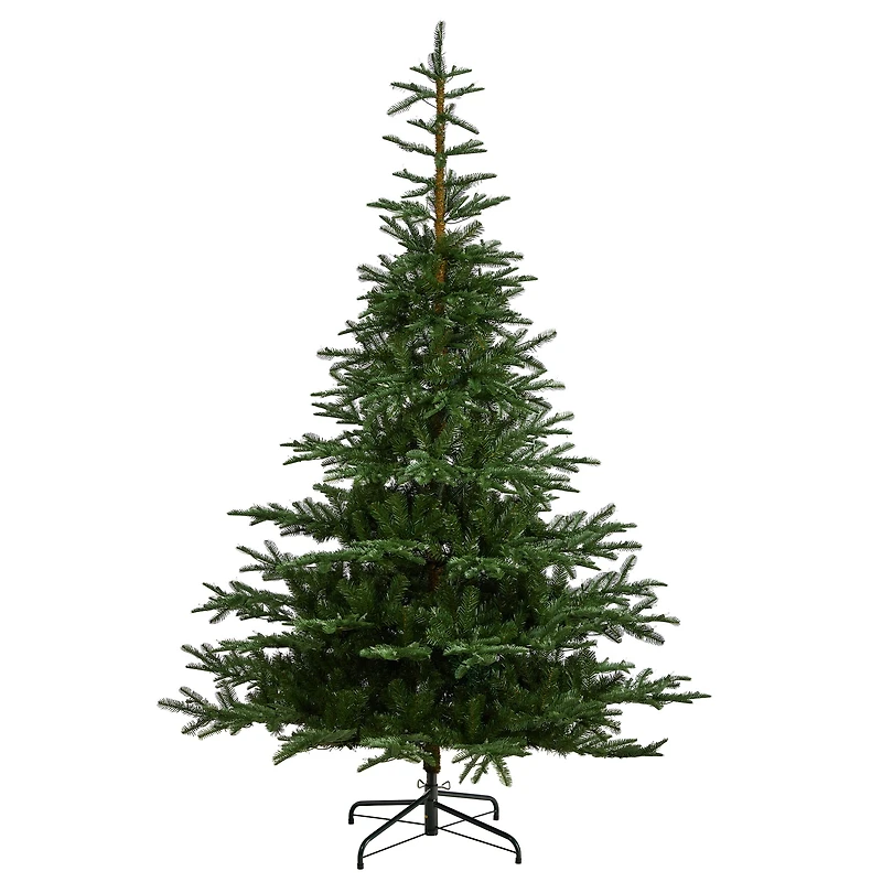 8ft. Pre-Lit Layered Washington Spruce Artificial Christmas Tree, Clear Lights