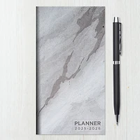 TF Publishing 2025-2026 Small Gray Granite Monthly Pocket Planner