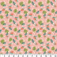 Camelot Fabrics Tropical Plants Cotton Fabric