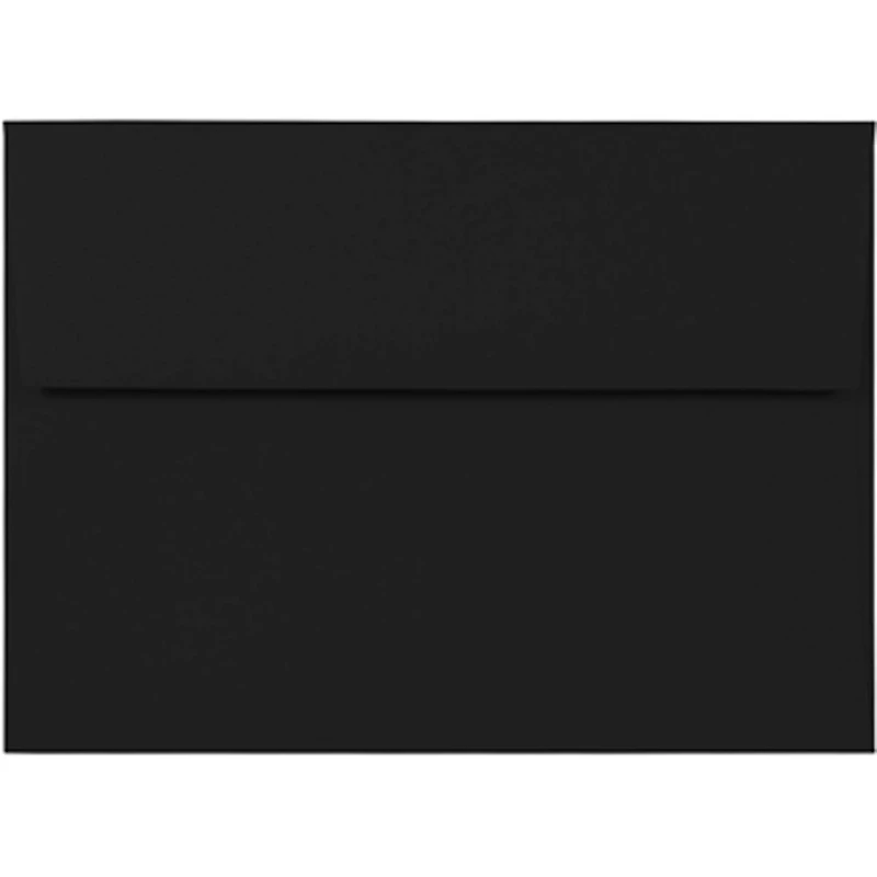 JAM Paper A7 Smooth Black Invitation Envelopes, 50ct.