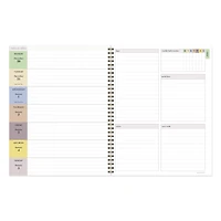 TF Publishing 2025 Large Daphne Print Weekly Monthly Spiral Planner