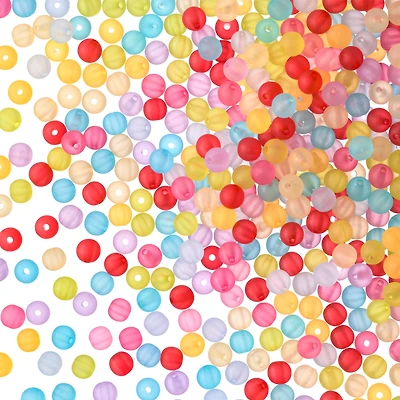 Multicolor Round Beads, 8mm by Bead Landing™