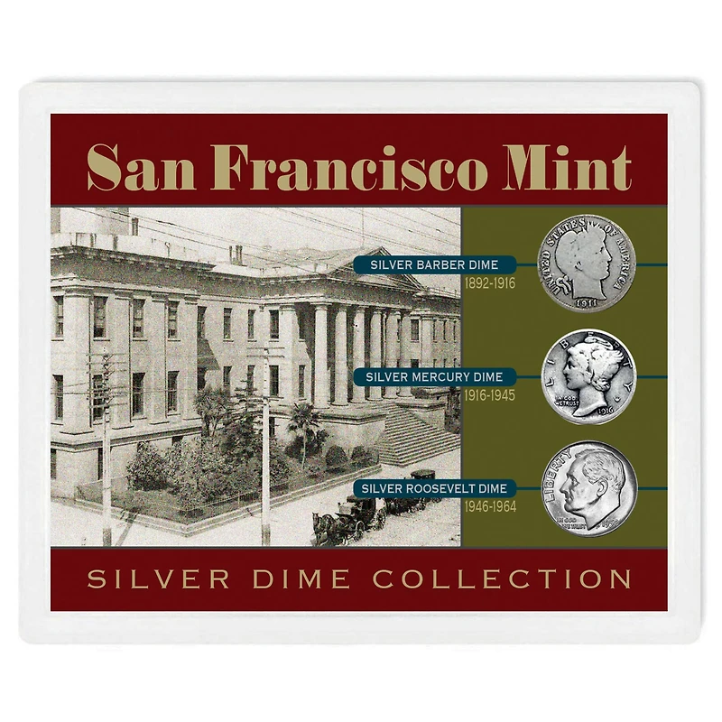 San Francisco Mint Silver Dime Collection