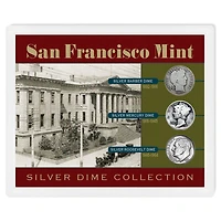 San Francisco Mint Silver Dime Collection
