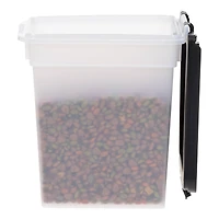 Clear & Black 12.75qt. Pet Food Container With Sealed Top