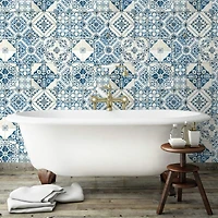 RoomMates Mediterranean Tile Peel & Stick Wallpaper