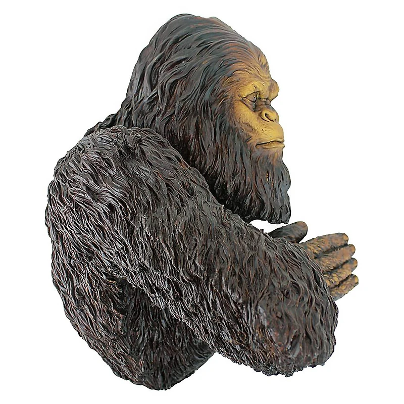 Design Toscano Bigfoot, the Bashful Yeti Tree Sculpture