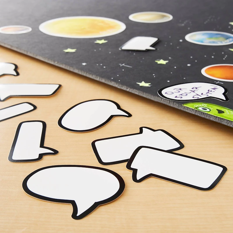 Back to Class Mini Die Cut Black & White Speech Bubble Accents