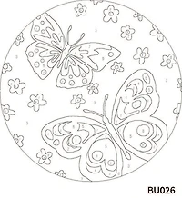Butterflies Paint-by-Number Framed Mini Kit by Artist's Loft®